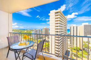 Great Ocean View at Waikiki Sunset with Parking